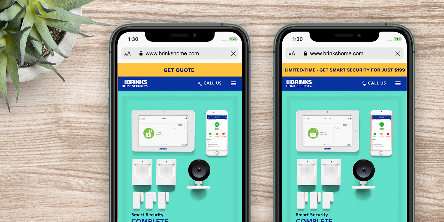 Brinks mobile site
